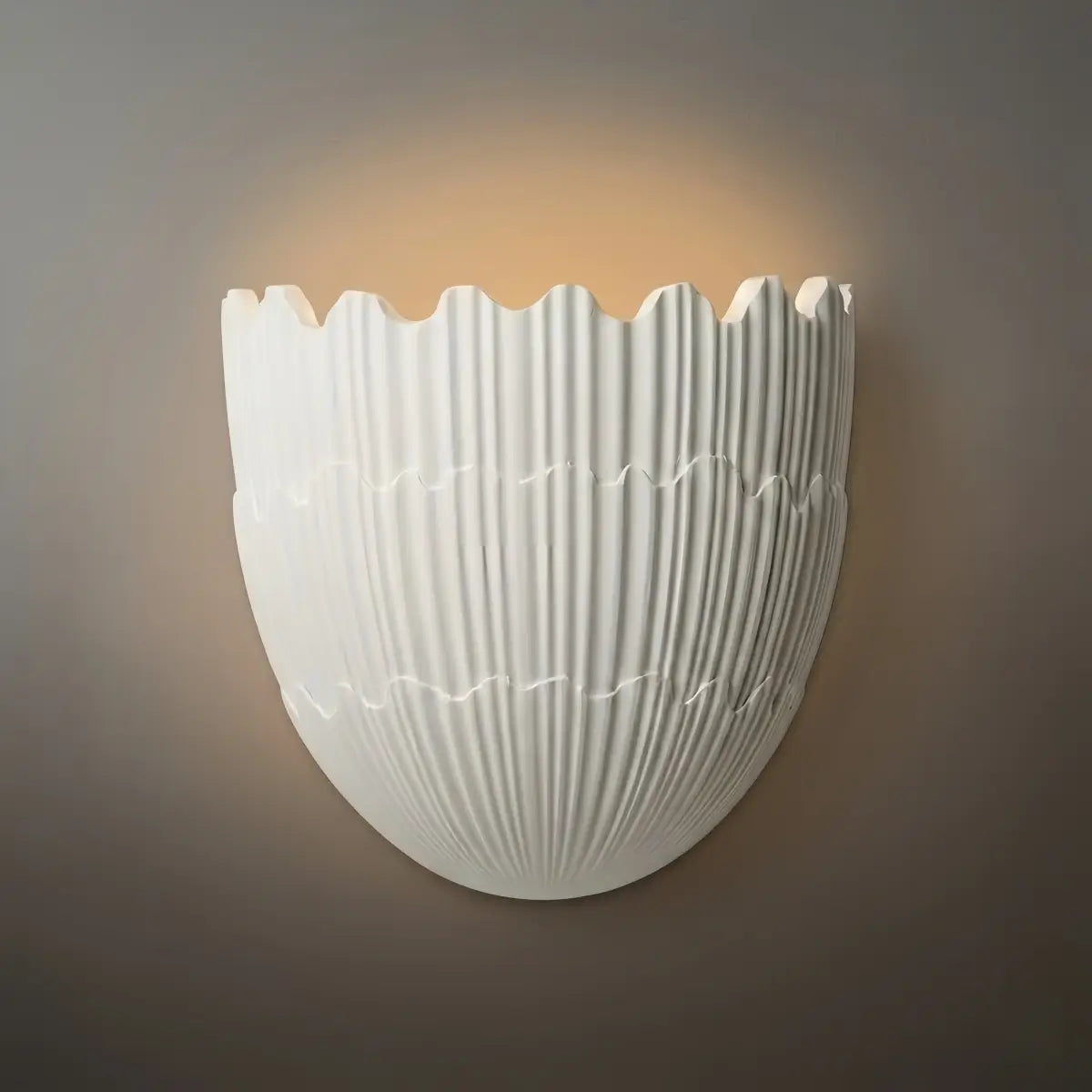 Modern Wall Lamp — Plaster White